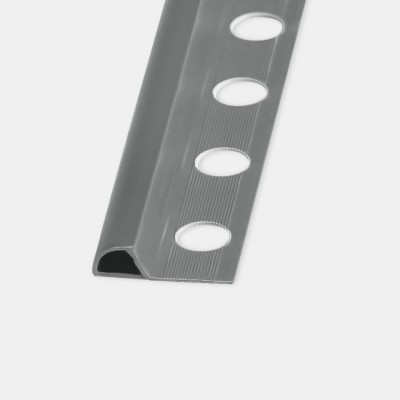 ΠΡΟΦΙΛ PVC ΣΤΡΟΓΓΥΛΕΜΕΝΟ ΓΚΡΙ 2.5Μ