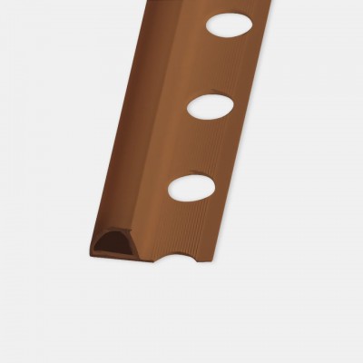 ΠΡΟΦΙΛ PVC ΣΤΡΟΓΓΥΛΕΜΕΝΟ ΚΑΦΕ 2.5Μ