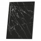 ΝΤΟΥΖΙΕΡΑ MARBLE TEXTURE BLACK 120X80X3.5CM