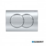 ΠΛΑΚΕΤΑ DELTA 01 CHROME ΓΥΑΛΙΣΤΕΡΟ (115.107.21.1) GEBERIT