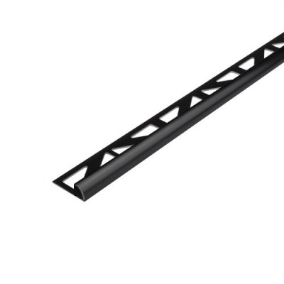 ΠΡΟΦΙΛ ΑΛΟΥΜΙΝΙΟΥ ΣΤΡΟΓΓΥΛΕΜΕΝΟ ΜΑΥΡΟ ΜΑΤ 10ΜΜ 2.5Μ (10-43)