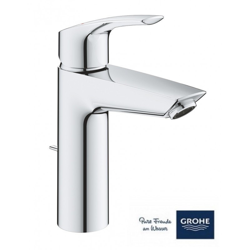 ΜΠΑΤΑΡΙΑ ΝΙΠΤΗΡΟΣ EUROSMAT CHROME M-SIZE (23322003) ΜΕ ΑΥΤ. ΒΑΛΒ. 1/4¨ GROHE