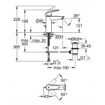 ΜΠΑΤΑΡΙΑ ΝΙΠΤΗΡΟΣ EUROSMAT CHROME M-SIZE (23322003) ΜΕ ΑΥΤ. ΒΑΛΒ. 1/4¨ GROHE ΜΠΑΤΑΡΙΑ ΝΙΠΤΗΡΟΣ EUROSMAT CHROME M-SIZE (23322003) ΜΕ ΑΥΤ. ΒΑΛΒ. 1/4¨ GROHE