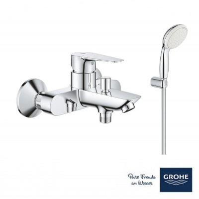 ΜΠΑΤΑΡΙΑ ΛΟΥΤΡΟΥ BAUEDGE ΣΕΤ CHROME (23604001+26406001) GROHE ΜΠΑΤΑΡΙΑ ΛΟΥΤΡΟΥ BAUEDGE ΣΕΤ CHROME (23604001+26406001) GROHE