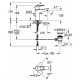 ΜΠΑΤΑΡΙΑ ΝΙΠΤΗΡΟΣ BAULOOP CHROME (23762001) ΜΕ ΑΥΤ. ΒΑΛΒ. 1/4" GROHE