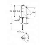 ΜΠΑΤΑΡΙΑ ΝΙΠΤΗΡΟΣ ΨΗΛΗ BAULOOP CHROME (23764001) GROHE ΜΠΑΤΑΡΙΑ ΝΙΠΤΗΡΟΣ ΨΗΛΗ BAULOOP CHROME (23764001) GROHE