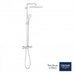 ΣΤΗΛΗ ΝΤΟΥΖ TEMPESTA SYSTEM 250 CUBE ΜΕ ΘΕΡΜΟΣΤΑΤΙΚΗ ΜΠΑΤΑΡΙΑ CHROME (26689001) GROHE