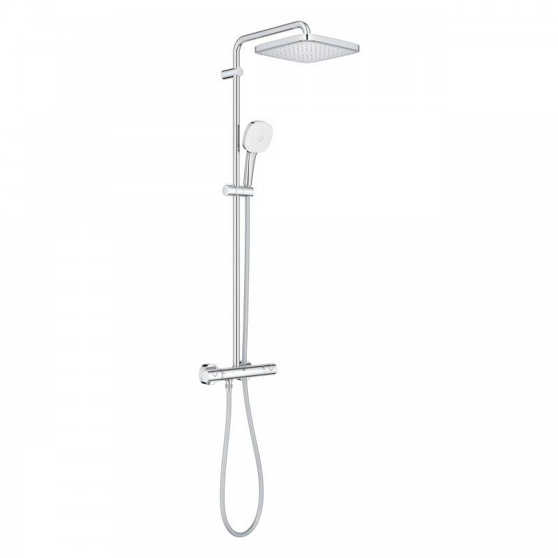 ΣΤΗΛΗ ΝΤΟΥΖ TEMPESTA SYSTEM 250 CUBE ΜΕ ΘΕΡΜΟΣΤΑΤΙΚΗ ΜΠΑΤΑΡΙΑ CHROME (26689001) GROHE