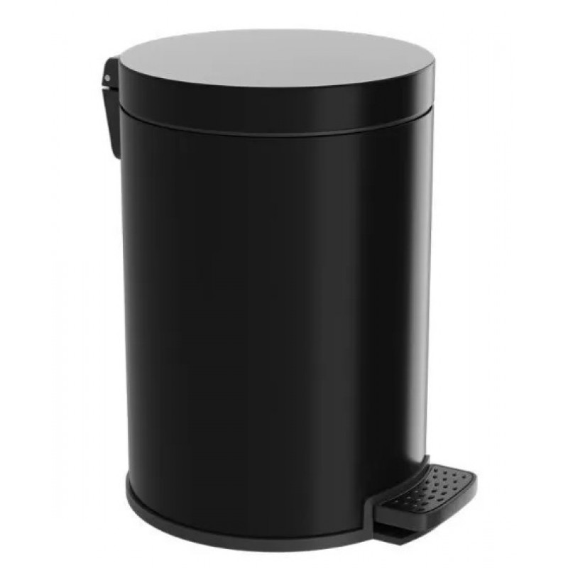 ΧΑΡΤΟΔΟΧΕΙΟ ΑΝΟΞΕΙΔΟΤΟ ΑΤΣΑΛΙ  6LT SOFT CLOSE BLACK MATT