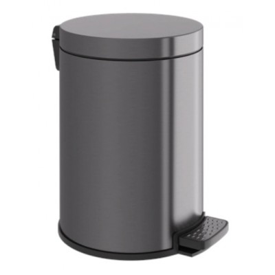 ΧΑΡΤΟΔΟΧΕΙΟ ΑΝΟΞΕΙΔΟΤΟ ΑΤΣΑΛΙ 6LT SOFT COLSE GUN METAL ΧΑΡΤΟΔΟΧΕΙΟ ΑΝΟΞΕΙΔΟΤΟ ΑΤΣΑΛΙ 6LT SOFT COLSE GUN METAL