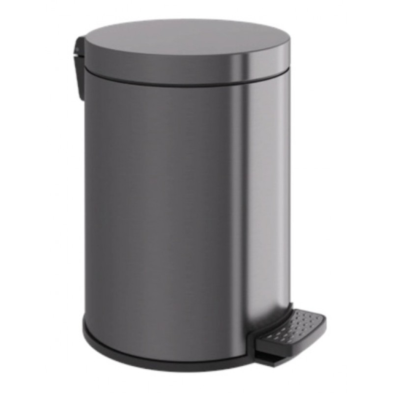 ΧΑΡΤΟΔΟΧΕΙΟ ΑΝΟΞΕΙΔΟΤΟ ΑΤΣΑΛΙ 6LT SOFT COLSE GUN METAL