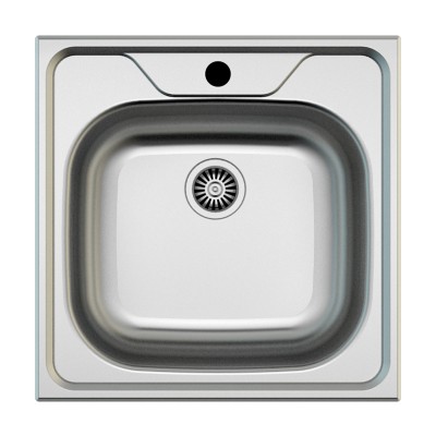 DIMITRA ΝΕΡΟΧΥΤΗΣ ΜΟΝΟΣ INOX ΛΕΙΟ 50Χ50CM