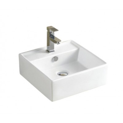 ΝΙΠΤΗΡΑΣ ΕΠΙΤΡΑΠΕΖΙΟΣ AMALFI HOLE WHITE GLOSSY 41X41X14.5CM