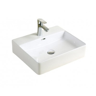 ΝΙΠΤΗΡΑΣ ΕΠΙΤΡΑΠΕΖΙΟΣ AMALFI HOLE WHITE GLOSSY 50X42X12.5CM