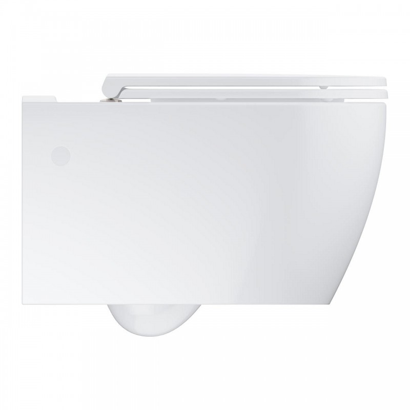ΣΕΤ ΛΕΚΑΝΗ ΚΡΕΜΑΣΤΗ BAU CERAMIC ALPINE WHITE RIMLESS ΜΕ ΚΑΠΑΚΙ SLIM SOFT CLOSE (103860SH00) 54.3CM GROHE