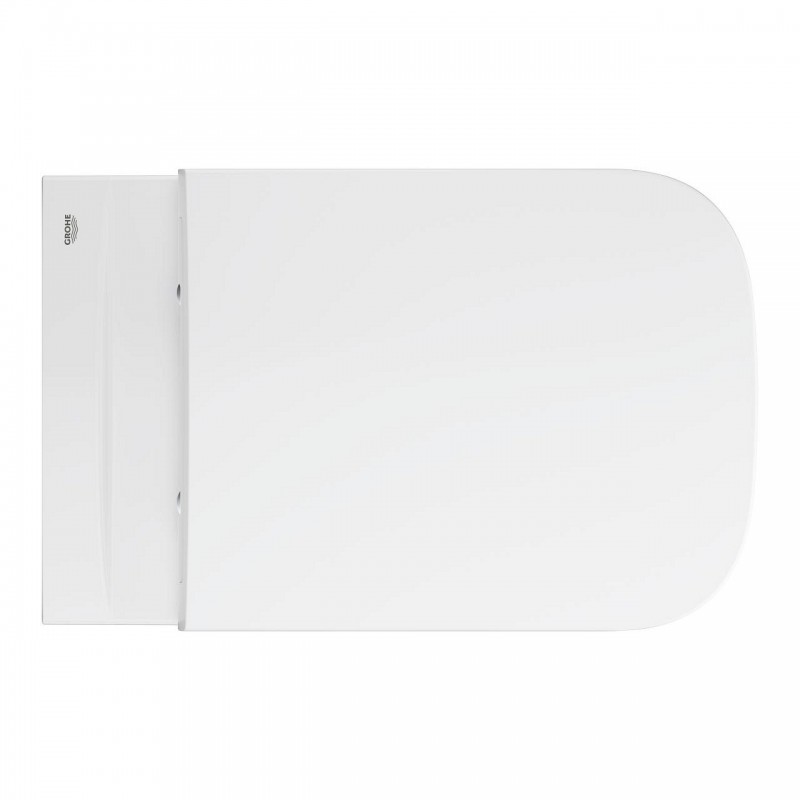 ΣΕΤ ΛΕΚΑΝΗ ΚΡΕΜΑΣΤΗ BEUEDGE ALPINE WHITE RIMLESS ΜΕ ΚΑΠΑΚΙ SLIM SOFT CLOSE (106740SH00) 54.3CM GROHE
