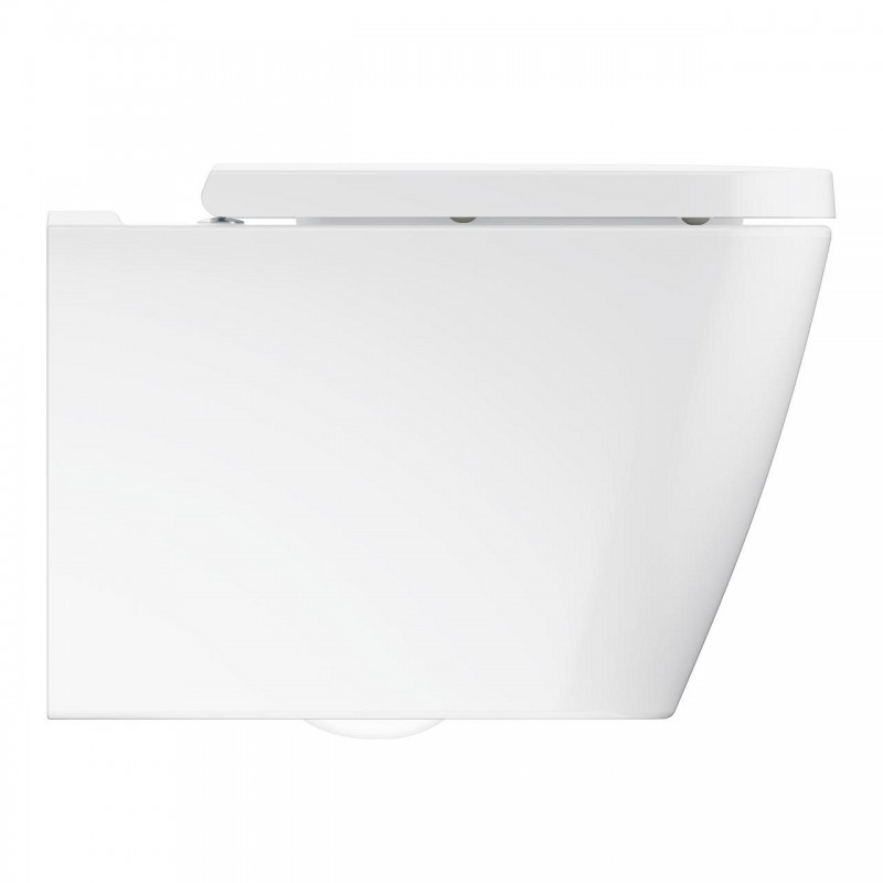 ΣΕΤ ΛΕΚΑΝΗ ΚΡΕΜΑΣΤΗ BEUEDGE ALPINE WHITE RIMLESS ΜΕ ΚΑΠΑΚΙ SLIM SOFT CLOSE (106740SH00) 54.3CM GROHE