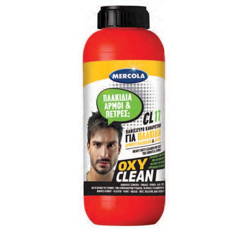CL 17 ΟΞΙΝΟ ΚΑΘΑΡΙΣΤΙΚΟ (1LT) MERCOLA