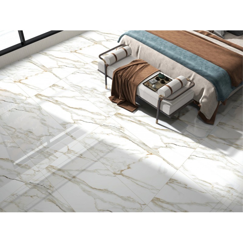 ΠΛΑΚΑΚΙ CLASSIC CALACATTA GOLD FULL POLISHED RECTIFIED 60X120CM