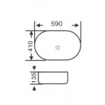ΚΕΦΑΛΗ ΝΤΟΥΣ PVD BLACK MATT Φ25.4CM DC