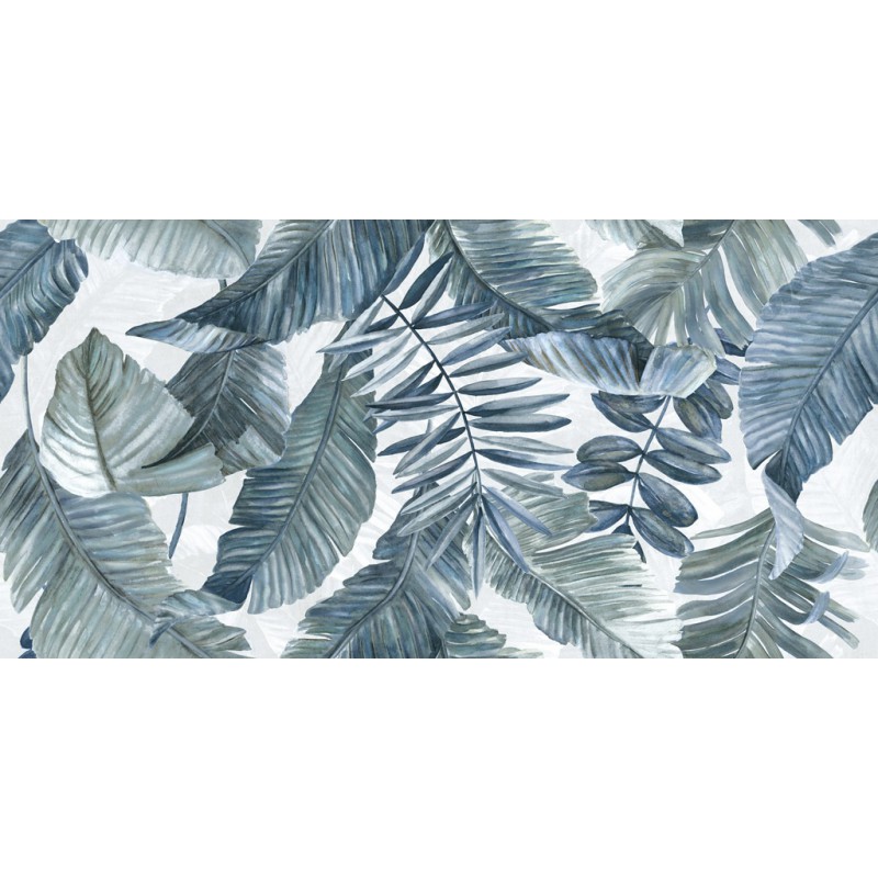 ΠΛΑΚΑΚΙ TOUCH EVO DECORI TROPICAL BLUE SOFT RECTIFIED 60X120CM