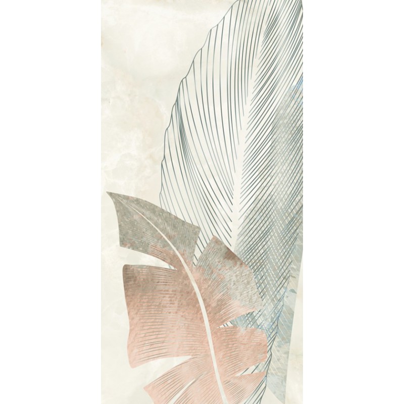 ΠΛΑΚΑΚΙ LUMIERE DECORI CLASSIC LEAF SOFT RECTIFIED 60X120CM