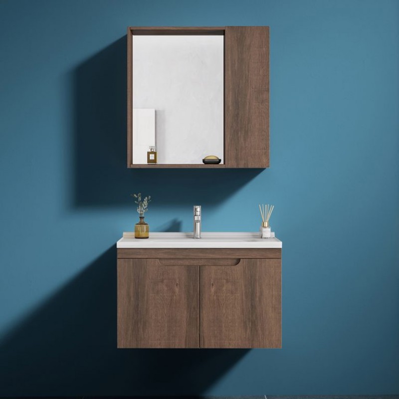 ΣΕΤ ΕΠΙΠΛΟ ΜΠΑΝΙΟΥ DIANA BROWN MATT 60CM