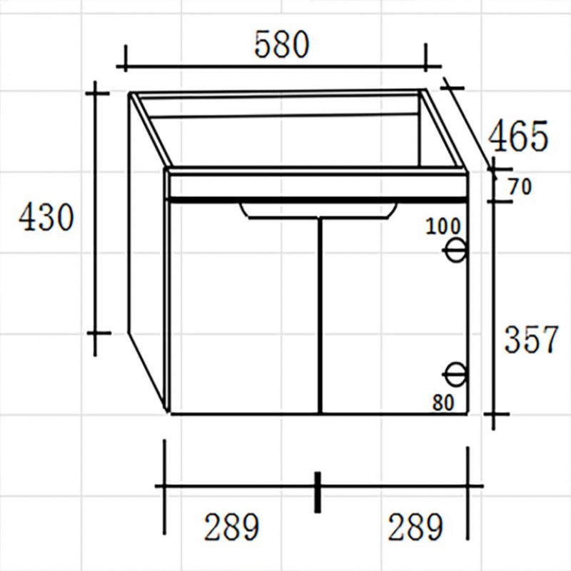 ΒΑΣΗ ΜΕ ΝΙΠΤΗΡΑ DIANA BROWN MATT 60CM