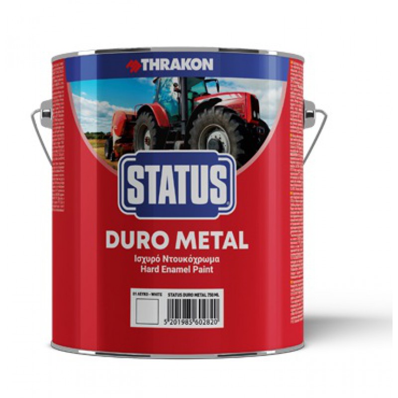 STATUS DUROMETAL ΝΤΟΥΚΟΧΡΩΜΑ ΣΑΤΙΝΕ ΒΑΣΗ P (750ML) THRAKON 