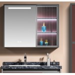ΚΑΘΡΕΠΤΗΣ ERIETE LED BORDEAUX/ANTHRACITE ΜΑΤΤ 90CM