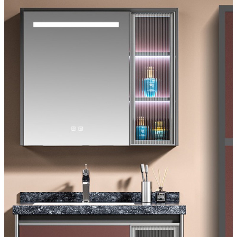 ΚΑΘΡΕΠΤΗΣ ERIETE LED BORDEAUX/ANTHRACITE ΜΑΤΤ 80CM