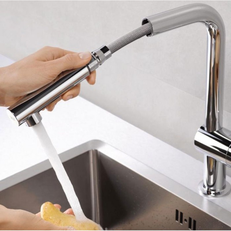 ΜΠΑΤΑΡΙΑ ΚΟΥΖΙΝΑΣ MINTA ΝΤΟΥΣ CHROME (32168000) GROHE