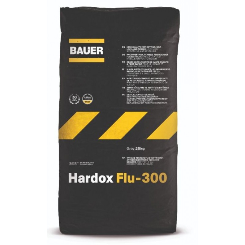HARDOX FLU-300 ΤΑΧΥΠΗΚΤΟ ΥΠΕΡΡΕΥΣΤΟ ΥΛΙΚΟ ΕΠΙΣΤΡΩΣΗΣ ΔΑΠΕΔΩΝ (25KG) BAUER