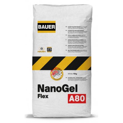 ΚΟΛΛΑ NANOGEL FLEX A80 C2TE S1 ΛΕΥΚΗ (15KG) BAUER