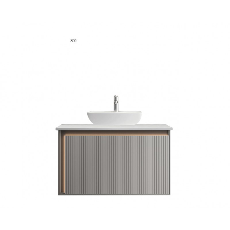 ΒΑΣΗ ΕΠΙΠΛΟΥ ΜΕ ΝΙΠΤΗΡΑ GREYS TOP LIGHT GREY 80CM