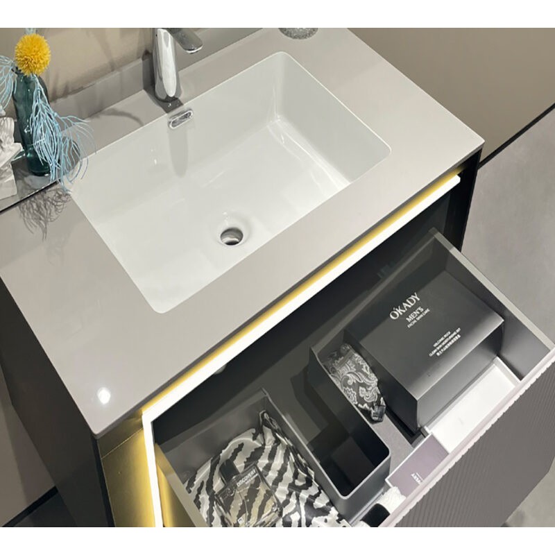 ΒΑΣΗ ΕΠΙΠΛΟΥ ΜΕ ΝΙΠΤΗΡΑ GREYS LIGHT GREY 100CM