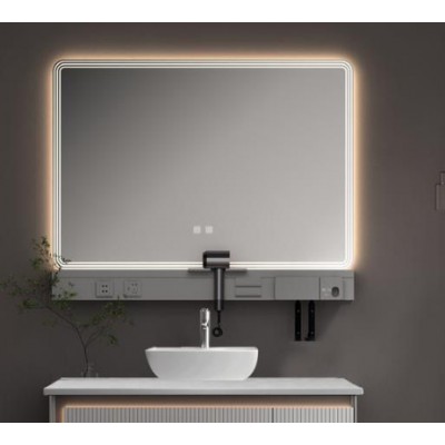 ΚΑΘΡΕΠΤΗΣ GREYS LED LIGHT GREY 100CM