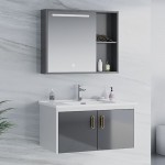 ΣΕΤ ΕΠΙΠΛΟ ΜΠΑΝΙΟΥ ISABEL ANTHRACITE 80CM