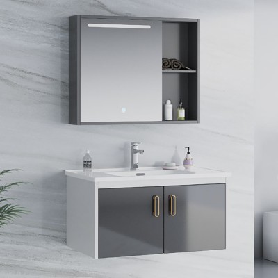 ΣΕΤ ΕΠΙΠΛΟ ΜΠΑΝΙΟΥ ISABEL ANTHRACITE 80CM