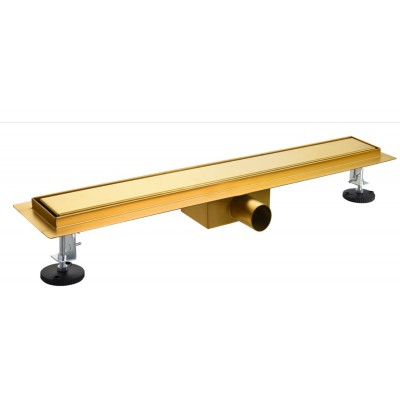 ΚΑΝΑΛΙ ΝΤΟΥΖ ΑΝΟΞΕΙΔΩΤΟ ΜΕ ΑΝΑΣΤΡΕΦΟΜΕΝΗ ΣΧΑΡΑ BRUSHED GOLD 60CM