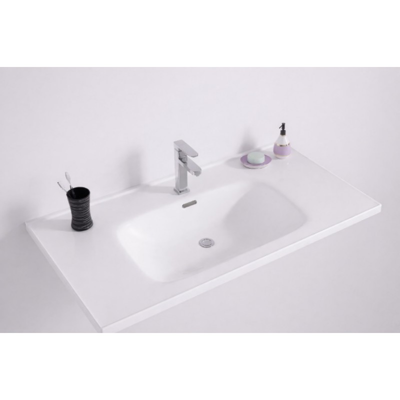 ΣΕΤ ΕΠΙΠΛΟ ΜΠΑΝΙΟΥ LAVARE WALNUT MATT 100CM