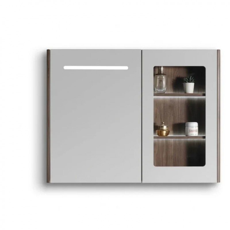 ΚΑΘΡΕΠΤΗΣ LED LAVARE WALNUT MATT 100CM