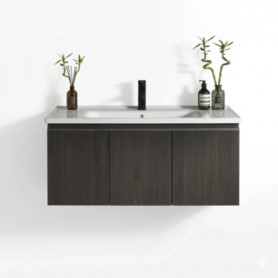 ΒΑΣΗ ΕΠΙΠΛΟΥ ΜΕ ΝΙΠΤΗΡΑ LAVARE GREY MATT 100CM