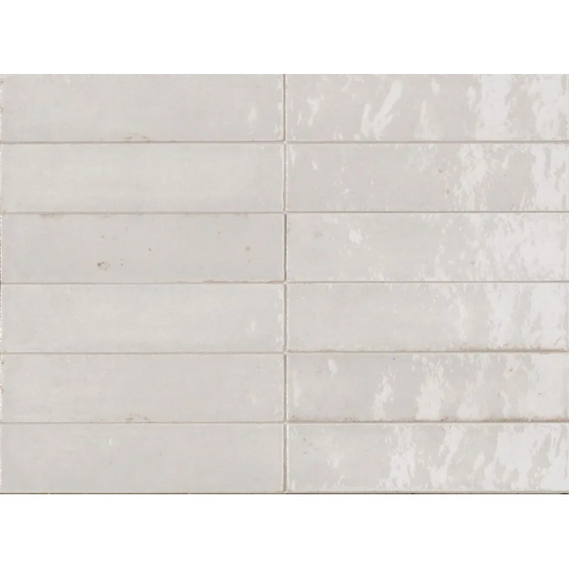 ΠΛΑΚΑΚΙ LUME WHITE (M6RN) ΓΥΑΛΙΣΤΕΡΟ 6X24CM