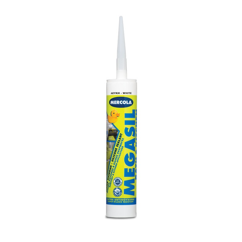 ΣΙΛΙΚΟΝΗ ΔΙΑΦΑΝΕΣ MEGASIL BATH & KITCHEN (280ML) MERCOLA
