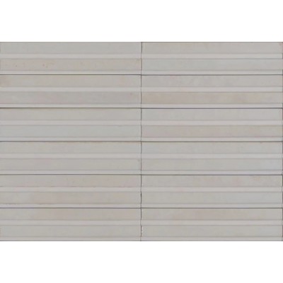 ΠΛΑΚΑΚΙ LUME OFF-WHITE STRUTTURA 3D RAKE (MP9D) ΓΥΑΛΙΣΤΕΡΟ 6X24CM