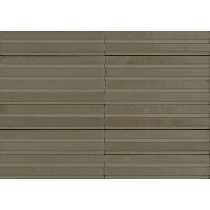ΠΛΑΚΑΚΙ LUME GREIGE STRUTTURA 3D RAKE (MP9J) ΓΥΑΛΙΣΤΕΡΟ 6X24CM