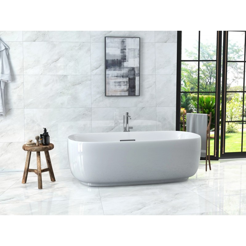 ΠΛΑΚΑΚΙ ONICE SNOWHITE FULL POLISHED RECTIFIED 60X120CM