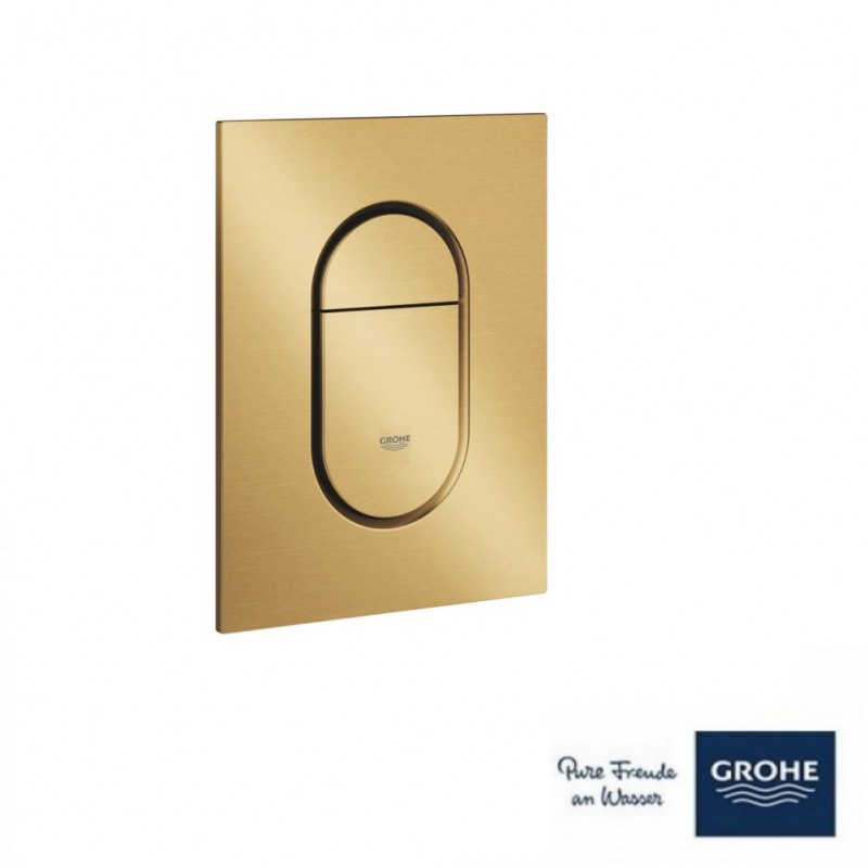 ΠΛΑΚΕΤΑ ΔΙΠΛΗΣ ΡΟΗΣ ARENA COSMOPOLITAN S BRUSHED COOL SUNRISE (37624GN0) GROHE