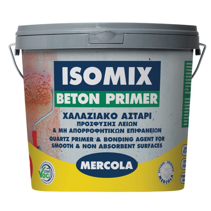 ISOMIX BETON PRIMER ΧΑΛΑΖΙΑΚΟ ΑΣΤΑΡΙ ΚΟΚΚΙΝΟ (15KG) MERCOLA